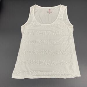 Covington Sequenced White Tank top S/C